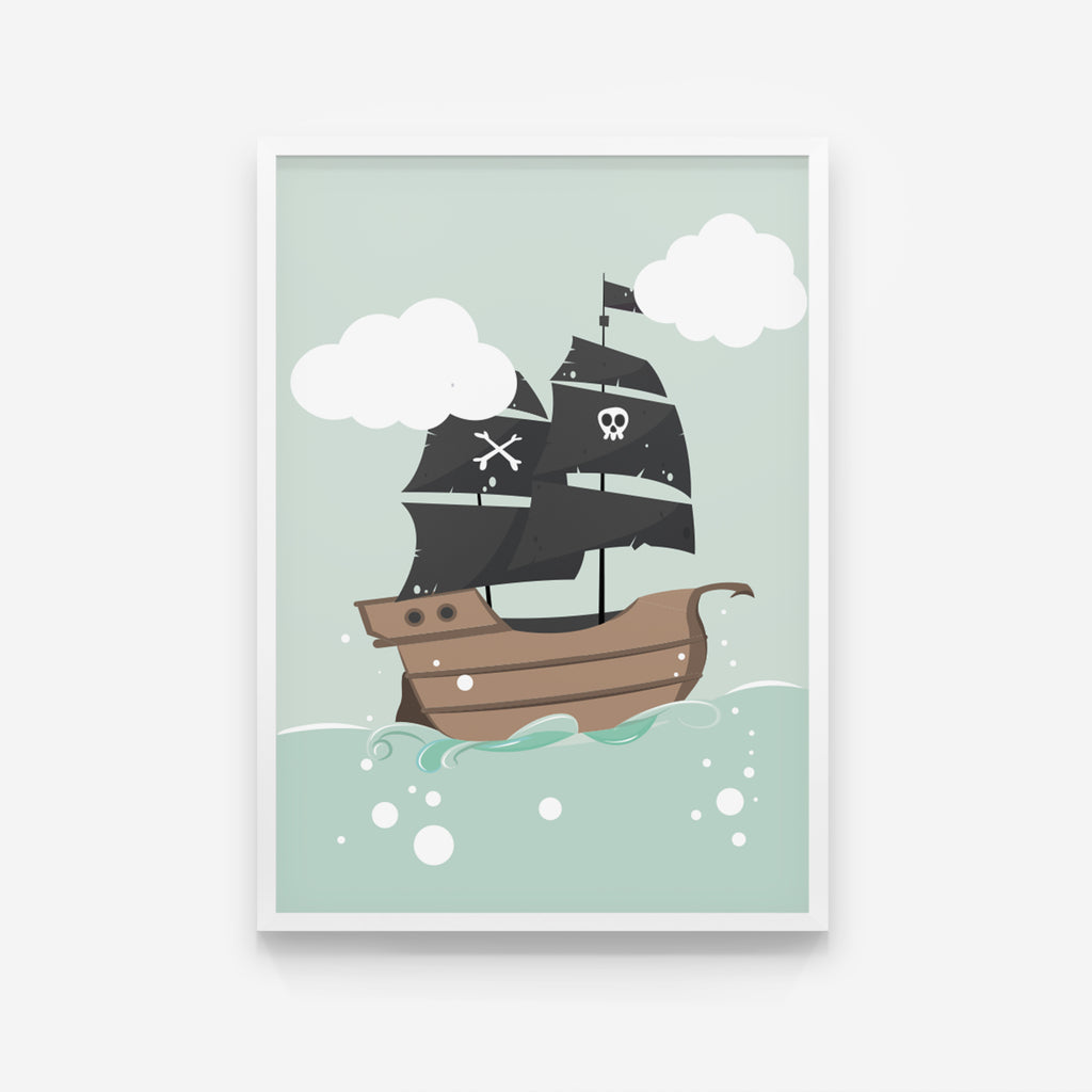 Kinderzimmer Bild Piratenschiff